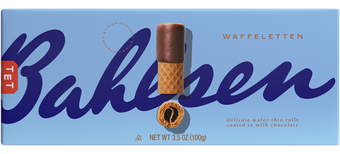 Waffeletten Crispy Rolled Wafers, Milk Chocolate (Bahlsen) 3.5 oz - Parthenon Foods