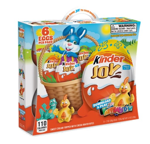 Kinder JOY Spring Surprise Easter Eggs (6 x .7 oz) 6 PK - Parthenon Foods