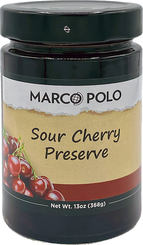 Sour Cherry Jam Preserve (MarcoPolo) 13 oz - Parthenon Foods