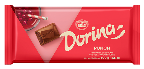 Punch Filled Milk Chocolate (kras) 3.5oz (100g) - Parthenon Foods