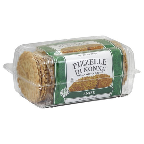 Pizzelle, Italian Style Anise Flavor Cookies, 7oz - Parthenon Foods