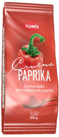 Paprika Mild, Crvena Slatka (Yumis) 100g - Parthenon Foods