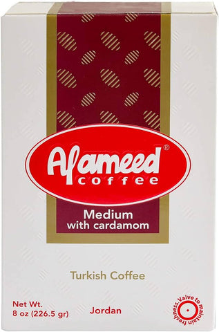 Alameed Coffee with Cardamom, 0.5 lb - Parthenon Foods
