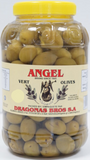 Greek Green Olives, Large (Angel) 2kg (4.4lb) - Parthenon Foods