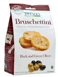 Bruschettini, Black and Green Olives (Asturi) 120g - Parthenon Foods
