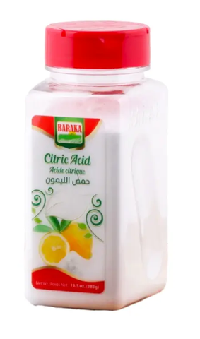 Citric Acid (Baraka) 13.5 oz - Parthenon Foods