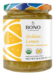BONO Organic Sicilian Lemon Marmalade, 12.4 oz - Parthenon Foods