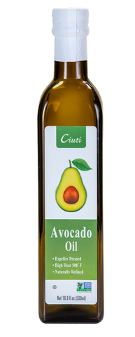 Avocado Oil, 100% Pure (Ciuti) 500 ml - Parthenon Foods