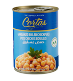 Chickpeas, Garbanzo Boiled Chickpeas (Cortas) 14 oz - Parthenon Foods