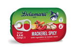 Mackerel SPICY with Vegetables (Delamaris) 125g (4.4oz) - Parthenon Foods