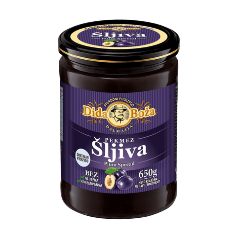 Plum Jam, Pekmez Sljiva (Dida Boza) 650g - Parthenon Foods