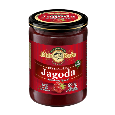 Strawberry Spread, Ekstra Dzem Jagoda (Dida Boza) 690g - Parthenon Foods