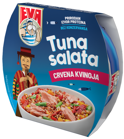 Eva Tuna Salad - Red Quinoa, 5.6 oz (160g) - Parthenon Foods