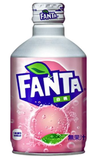 Fanta White Peach Soda -Japan, 300 ml Can