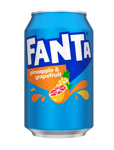Fanta Pineapple & Grapefruit, 330ml can - Parthenon Foods