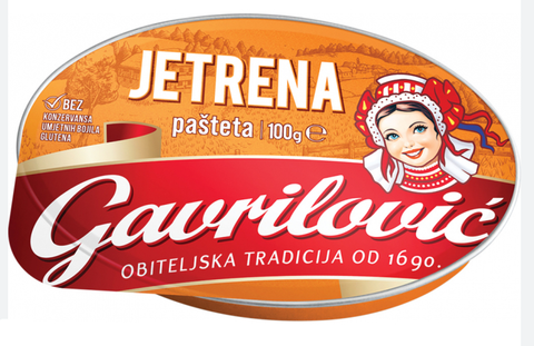 Pork Pate (gavrilovic) 3.53oz(100g) - Parthenon Foods