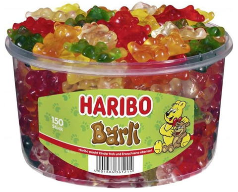 Haribo Barli Bears, Tub - Parthenon Foods