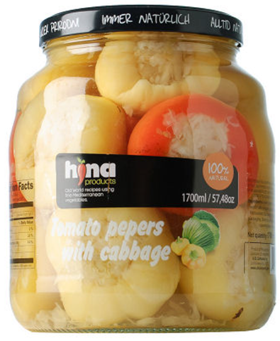 Tomato Peppers with Cabbage (Hina) 1600g - Parthenon Foods