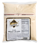 Plain Bread Crumbs, 5 lb (80oz) - Parthenon Foods