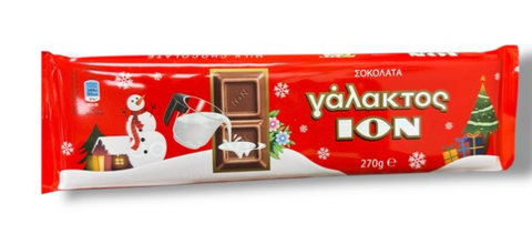 Milk Chocolate (ION) Holiday Edition, 270g - Parthenon Foods