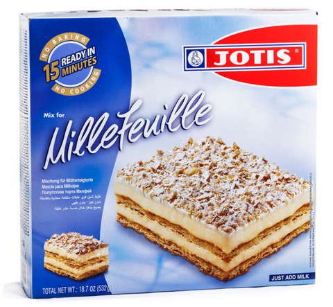 Millefeuille Mix, makes 8-10 portions - Parthenon Foods