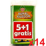 Animal Kingdom Milk Chocolate with sticker, CASE, 14 x (6x15g) 84 Pcs - Parthenon Foods