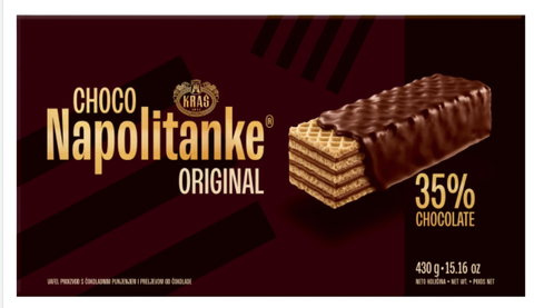 Napolitanke Chocolate Coated, 430g