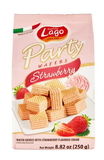 Strawberry Wafers - Party (Gastone Lago) 250g - Parthenon Foods