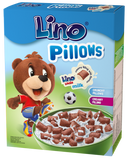Lino Pillows Milk Crispy Cereal with Milk Filling, 250g - Parthenon Foods