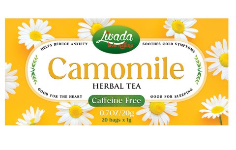 Chamomile Herbal Tea (Livada) 20g - Parthenon Foods