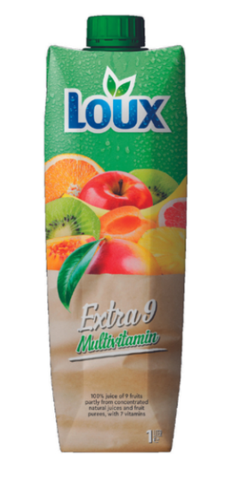 Extra 9 Multivitamin 100% Juice (Loux) 1L - Parthenon Foods
