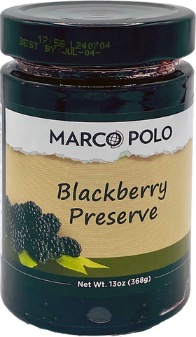 Blackberry Jam Preserve (MarcoPolo) 13 oz - Parthenon Foods