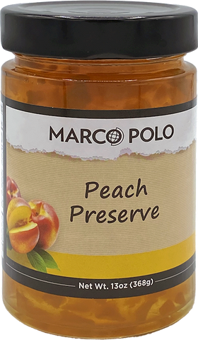 Peach Jam Preserve (MarcoPolo) 13 oz - Parthenon Foods