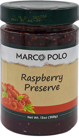 Raspberry Jam Preserve (MarcoPolo) 13 oz - Parthenon Foods