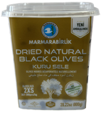 Dried Sele Black Olives, Kuru Sele (Marmarabirlik) 800g - Parthenon Foods