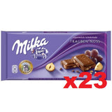 Milka Milk Chocolate with Raisins and Hazelnuts CASE (23 x 90g)