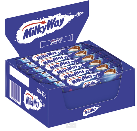 Milky Way Chocolate Bar CASE (28 x 43g) - Parthenon Foods