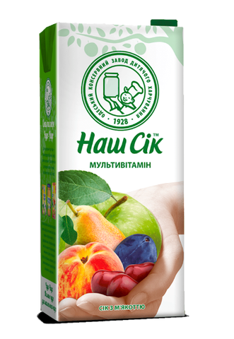 Multifruit Juice with Vitamines (Nash Sok) 1.93 L - Parthenon Foods