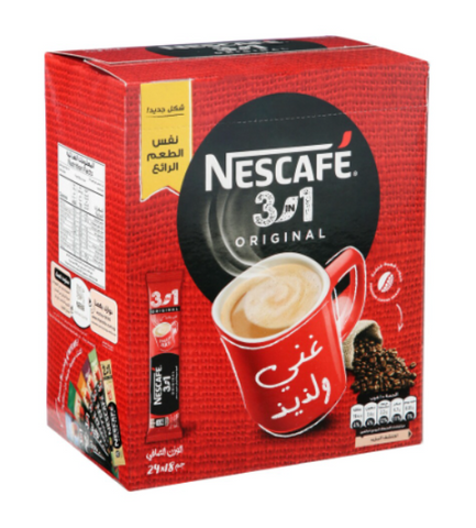 Nescafe classic 3 in 1, CASE (24 x 18g) - Parthenon Foods