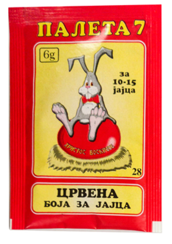 Egg Dye, Red (Paleta7) 1 pack - Parthenon Foods