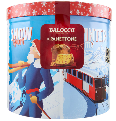 Panettone in TIN (Balocco) 750g (26.4 oz) - Parthenon Foods