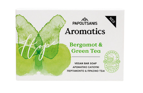 Aromatics Hope, Bergamot & Green Tea Bar Soap, 100g - Parthenon Foods