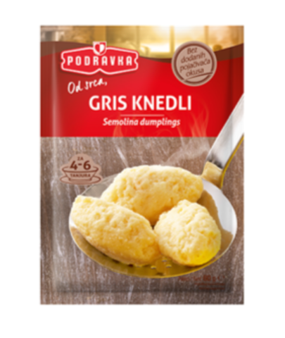 Semolina Dumplings, Gris Knedli (Podravka) 60g (2.1oz)