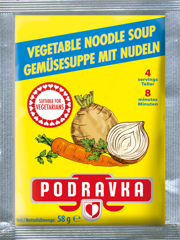 Vegetable Noodle Soup (Podravka) 2.05 oz (58g)