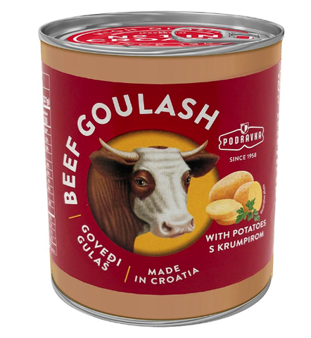 Beef Goulash WITH POTATOES (Podravka) 10.5oz - Parthenon Foods