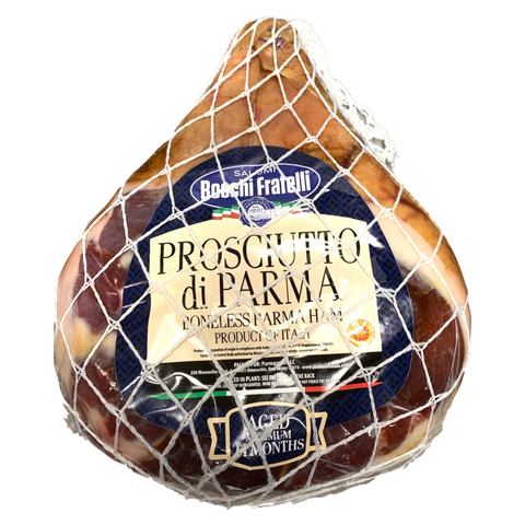 Prosciutto Di Parma (Galloni) or BOSCHI brand Approx. 15 - 17 lbs - Parthenon Foods