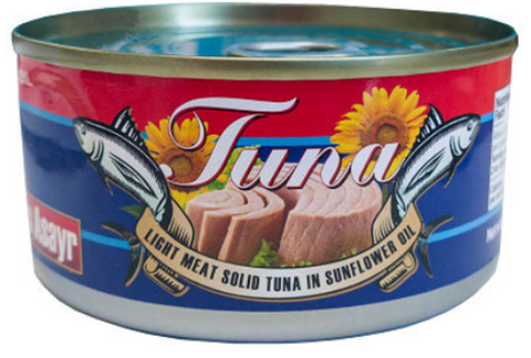 Tuna in Sunflower Oil (Ras Asayr) 6.53 oz - Parthenon Foods