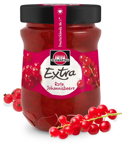 Red Currant Jam, Rote Johannisbeere (Schwartau) 12 oz (340g) - Parthenon Foods