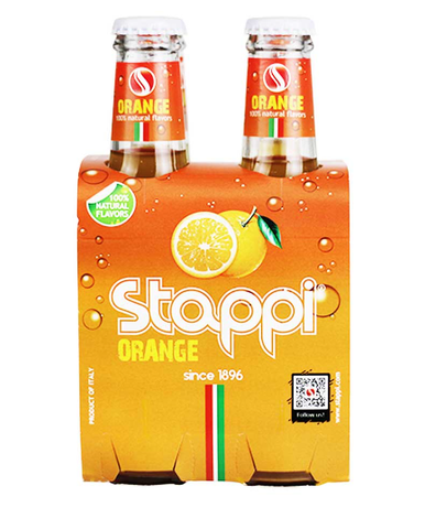 Stappi Orange, Aranciata 4 pack, 6.8 oz bottles - Parthenon Foods