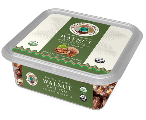 Organic Walnut Date Roll (United with Earth) 12 oz